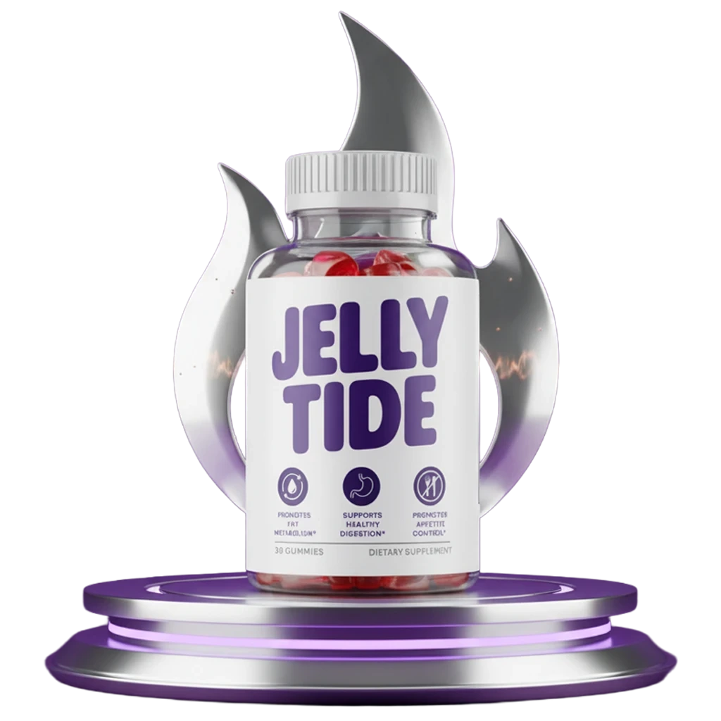 JellyTide gummy supplement bottle