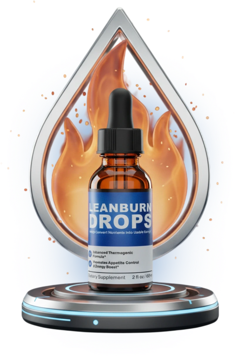 LeanBurn Drops liquid supplement bottle
